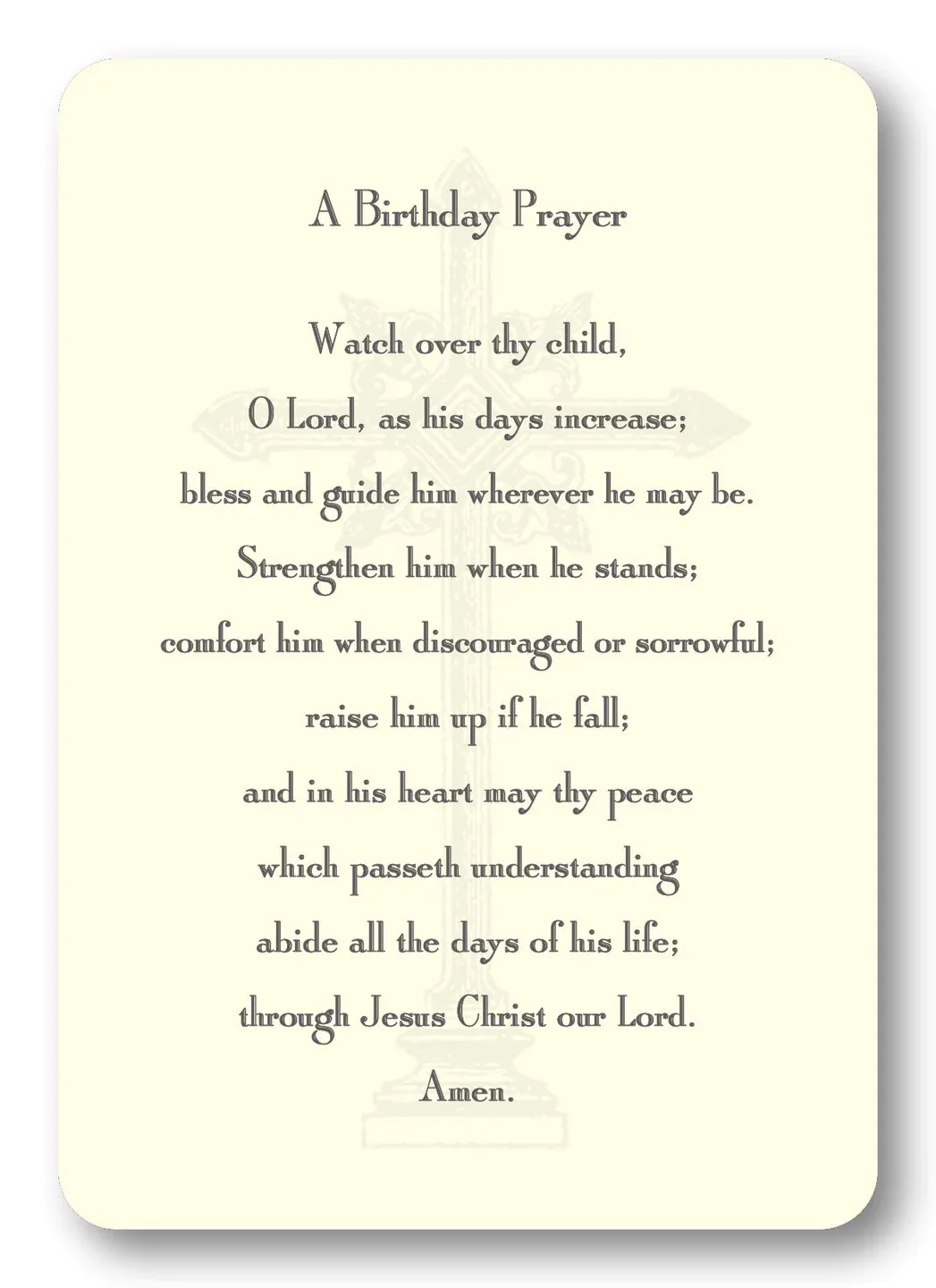 Maison de Papier A Birthday Prayer Cards