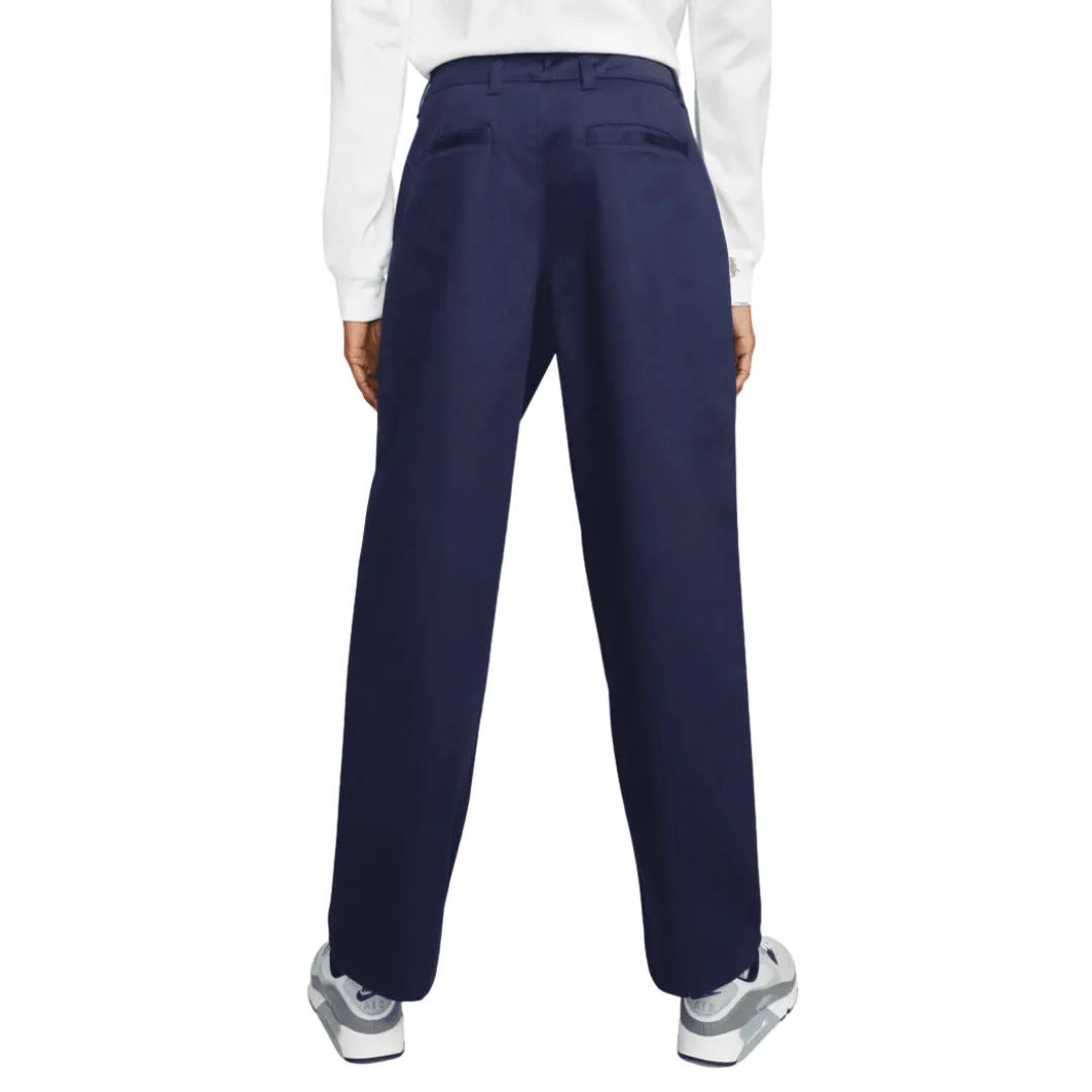 Men's Nike Life El Chino Pants - Midnight Navy/White