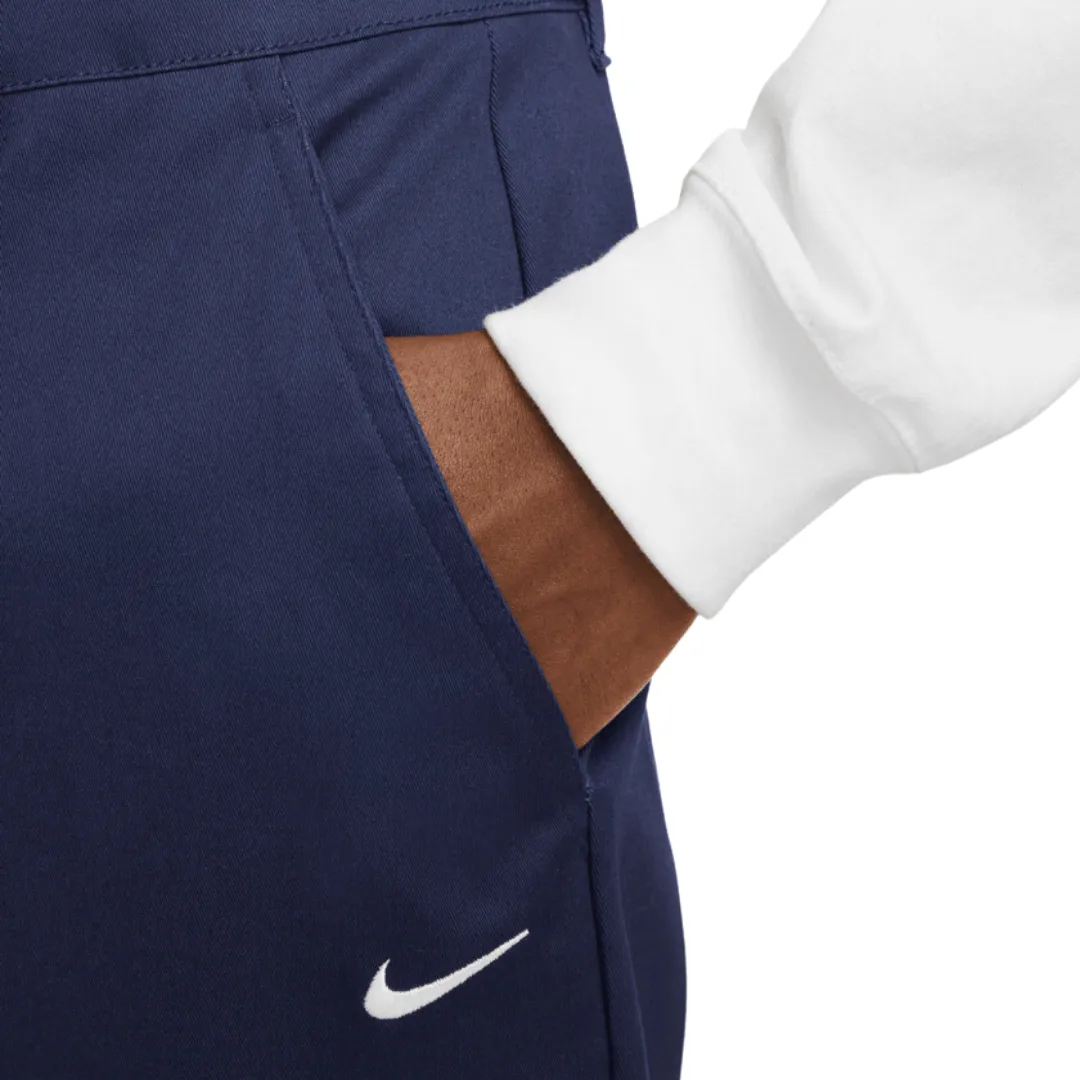 Men's Nike Life El Chino Pants - Midnight Navy/White