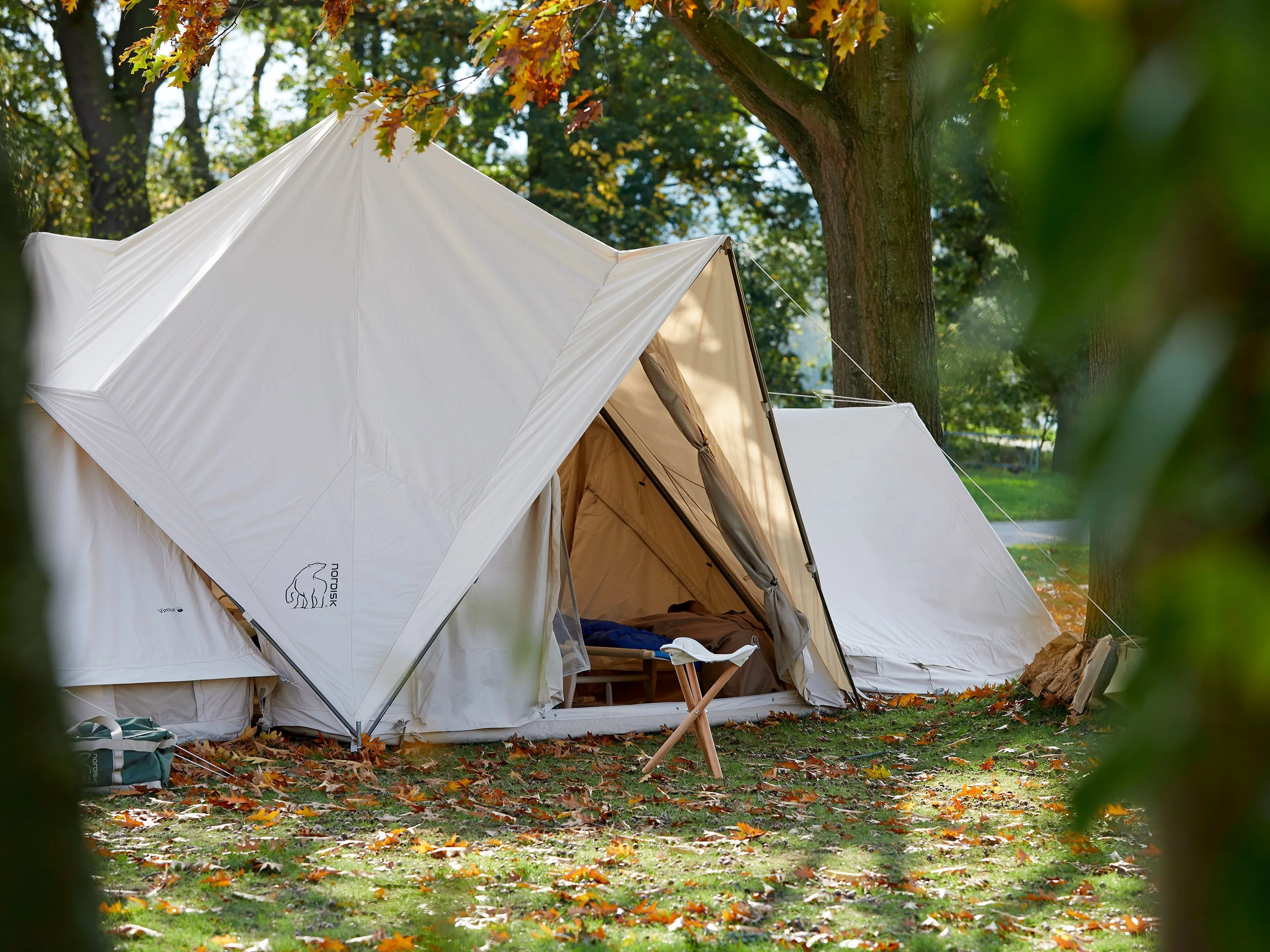 Midgard 20 m² glamping tent - 10 person - Natural