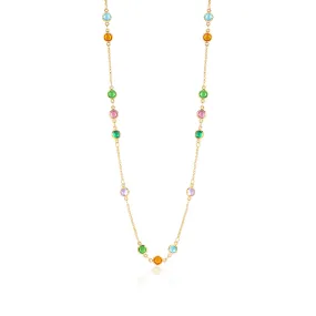 Multicolor Gemstone Necklace