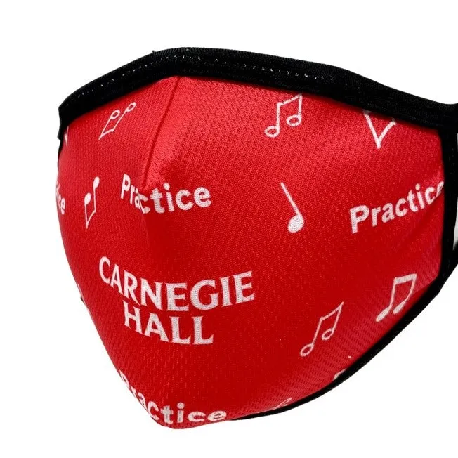 Musical Notes "Practice, Practice, Practice" Face Mask (Cotton)