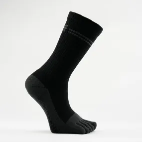 My Foot Function Tåsokker - Crew Length - Black