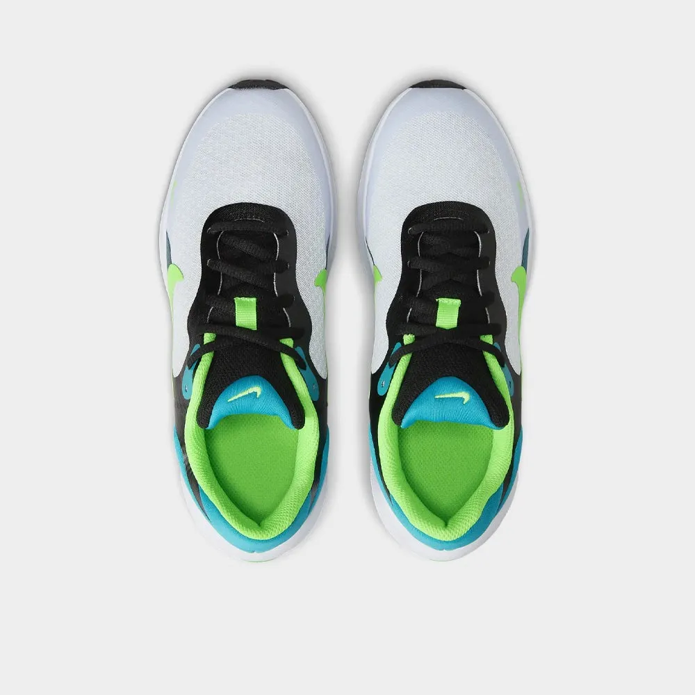 Nike Youth Revolution 7 Sneaker Blue/green _ 181627 _ Blue