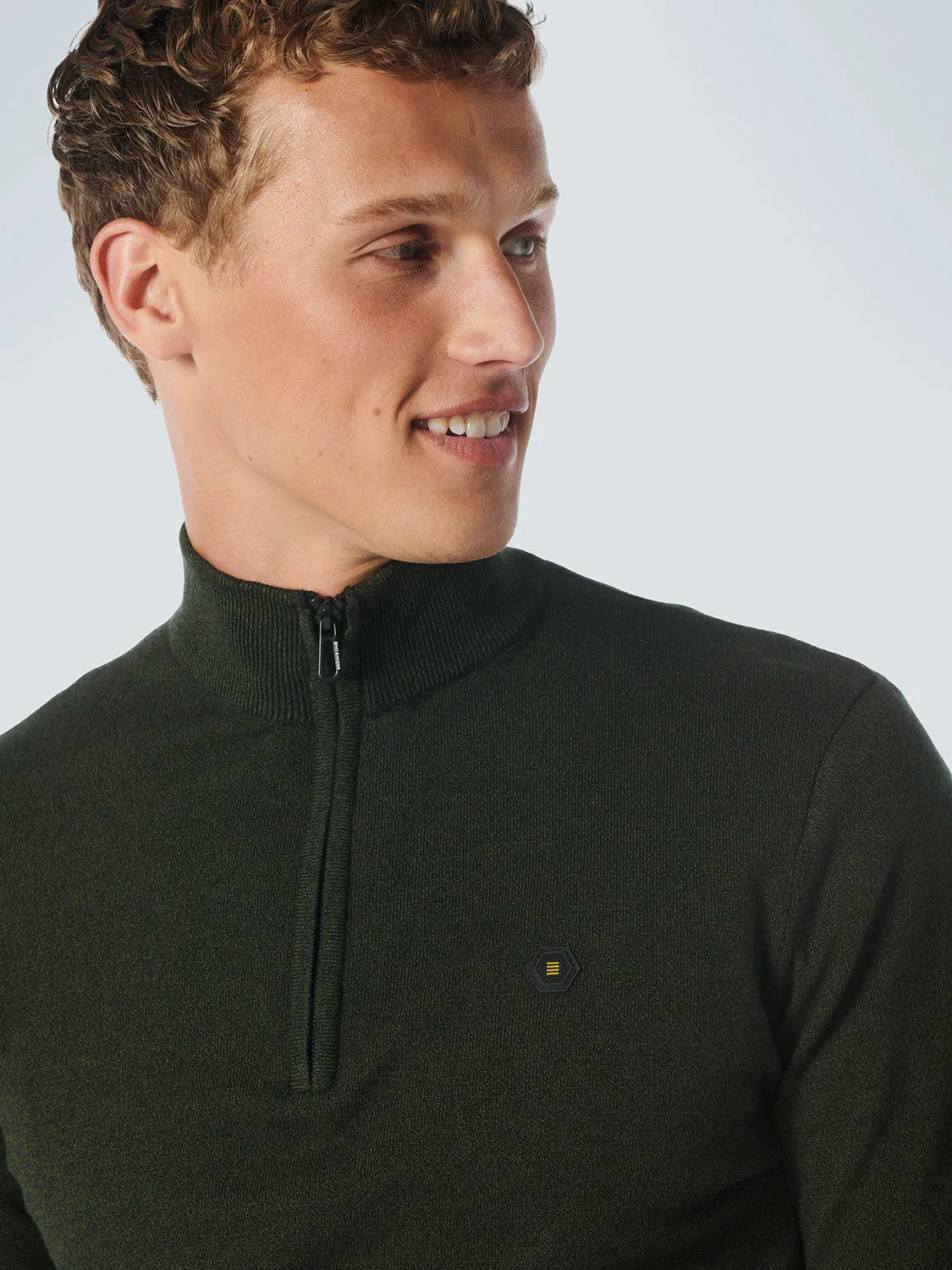 No Excess - Half Zip Pullover - Ocean or Dark Green