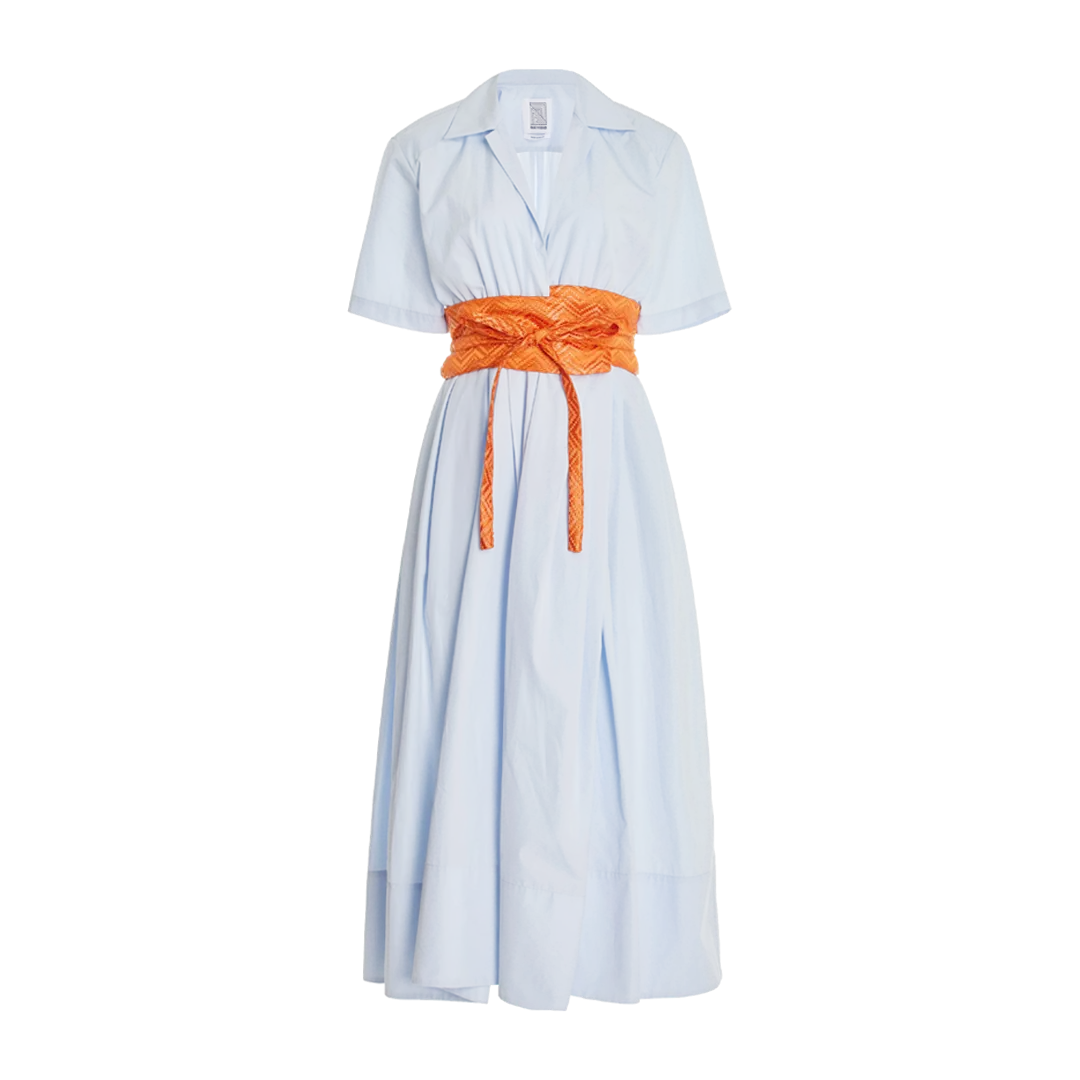 Obi Belted Shirtdress