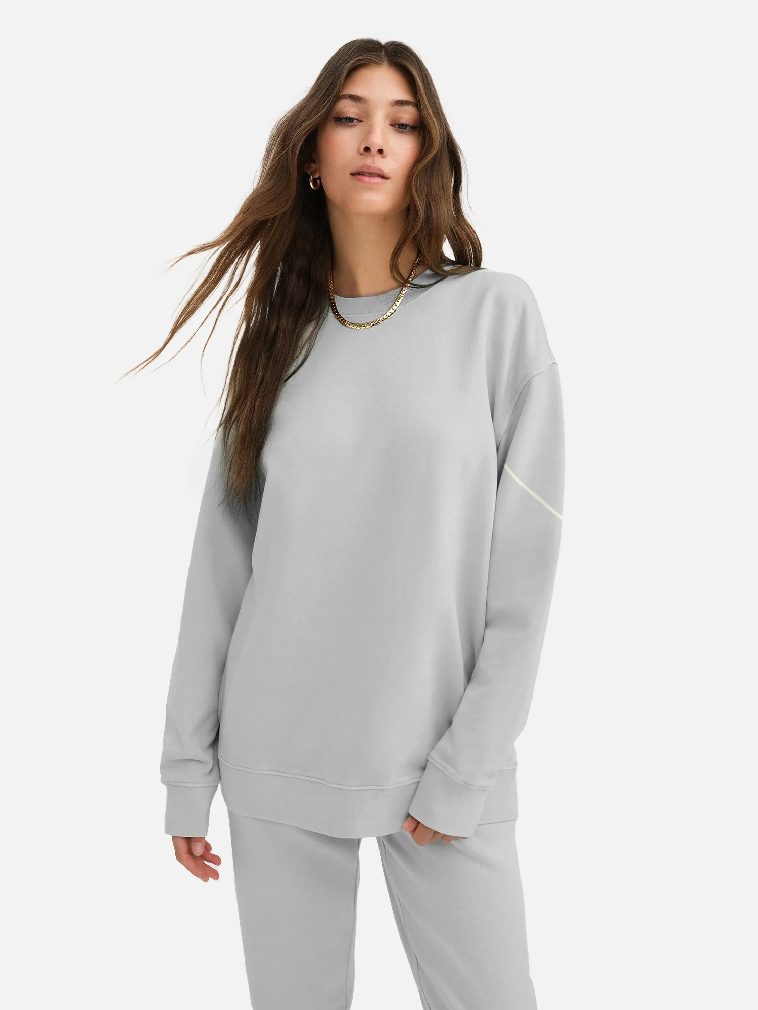 Organic Fleece Oversized Sweatshirt