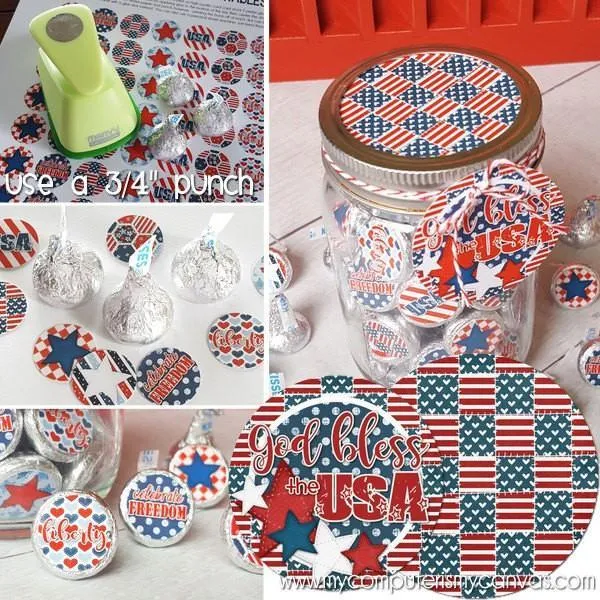 Patriotic KISS PRINTABLES