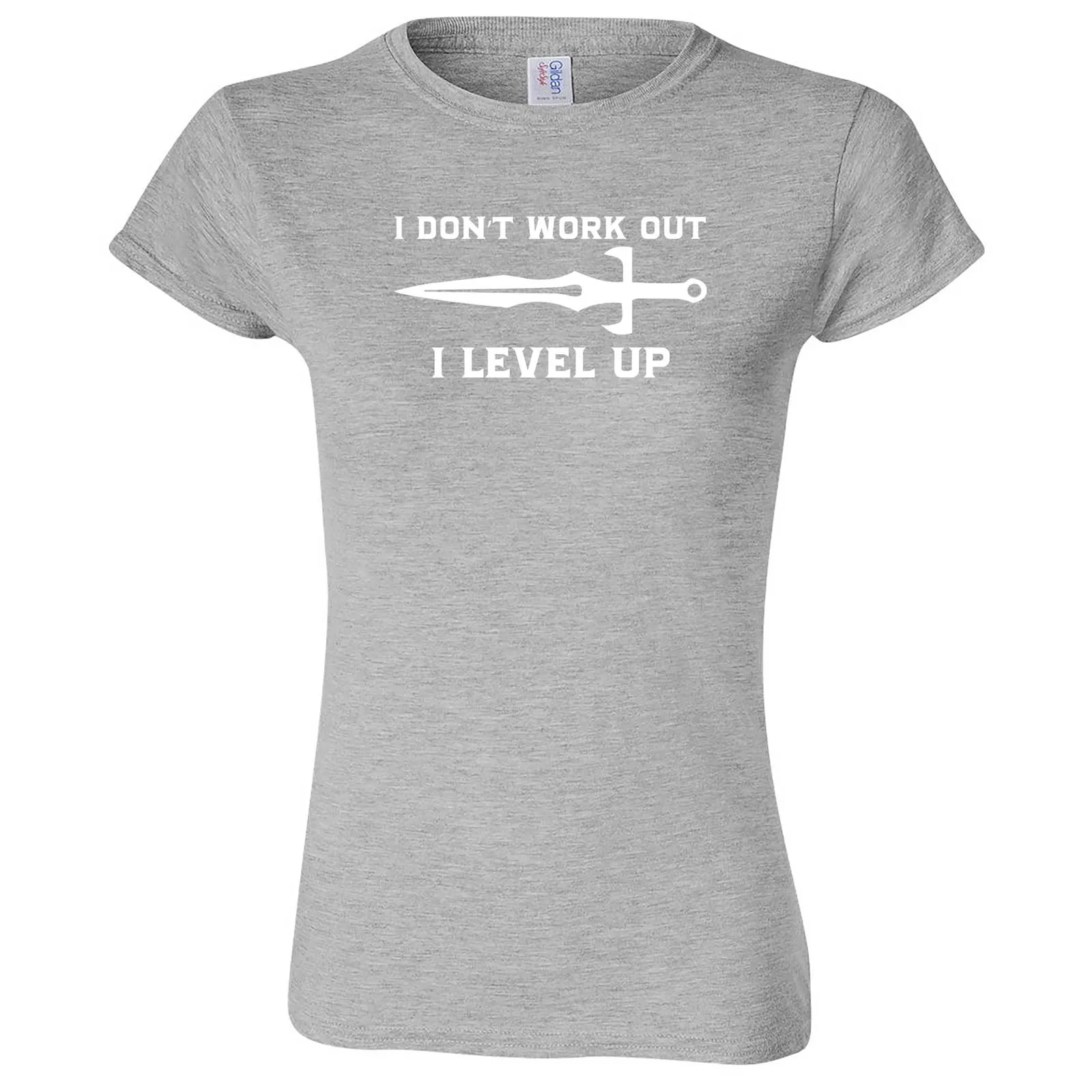 "I Don't Work Out, I Level Up - RPGs" women's t-shirt