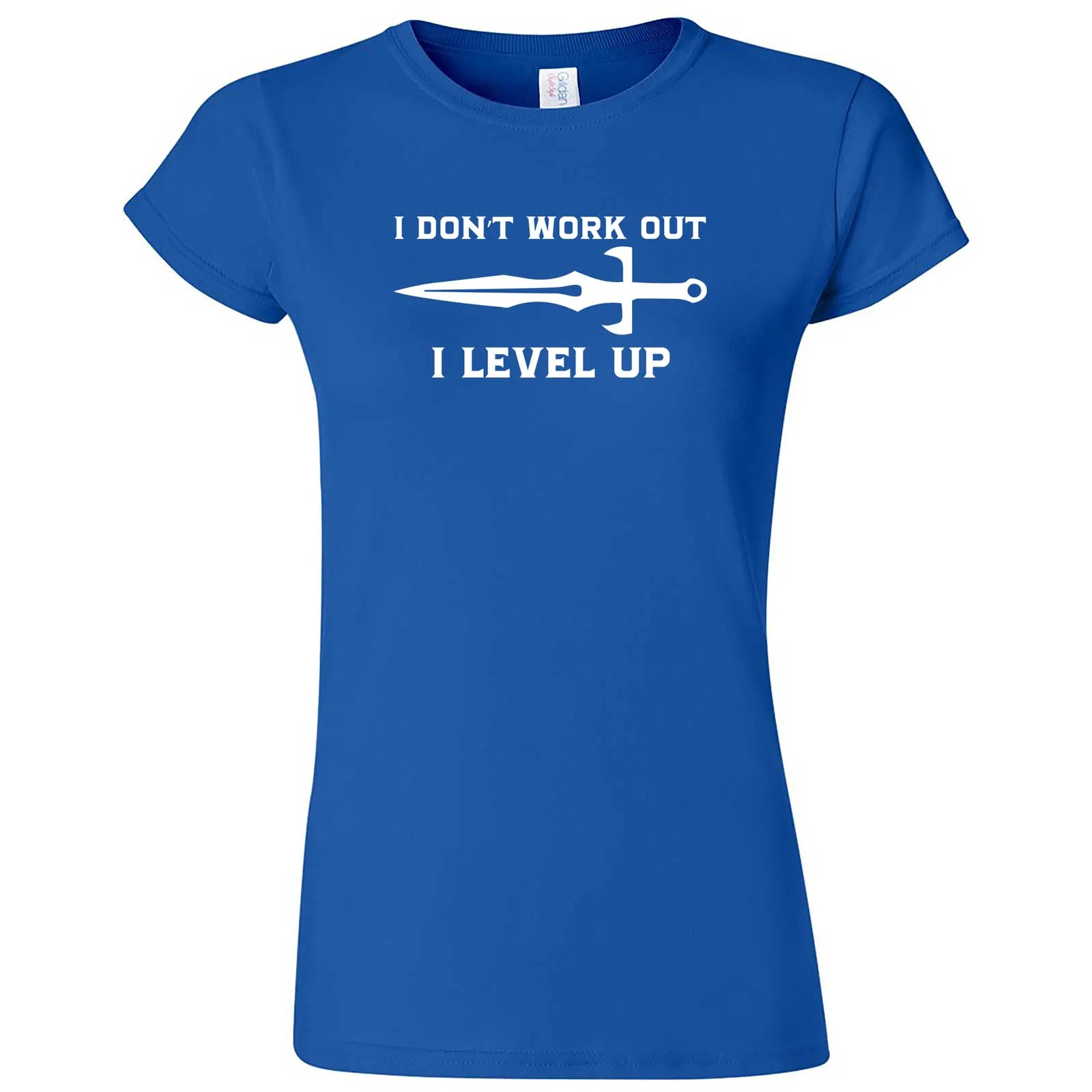 "I Don't Work Out, I Level Up - RPGs" women's t-shirt