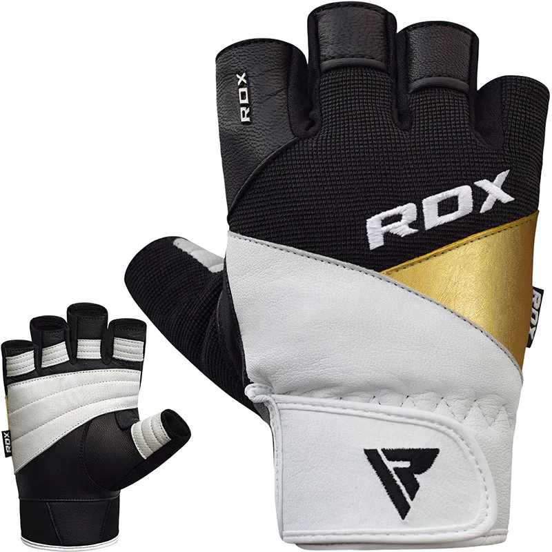 RDX S11 Leather Gym Workout Gloves