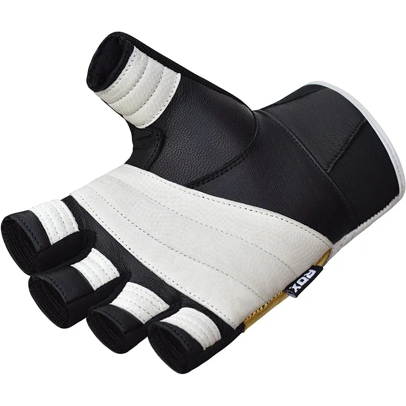 RDX S11 Leather Gym Workout Gloves