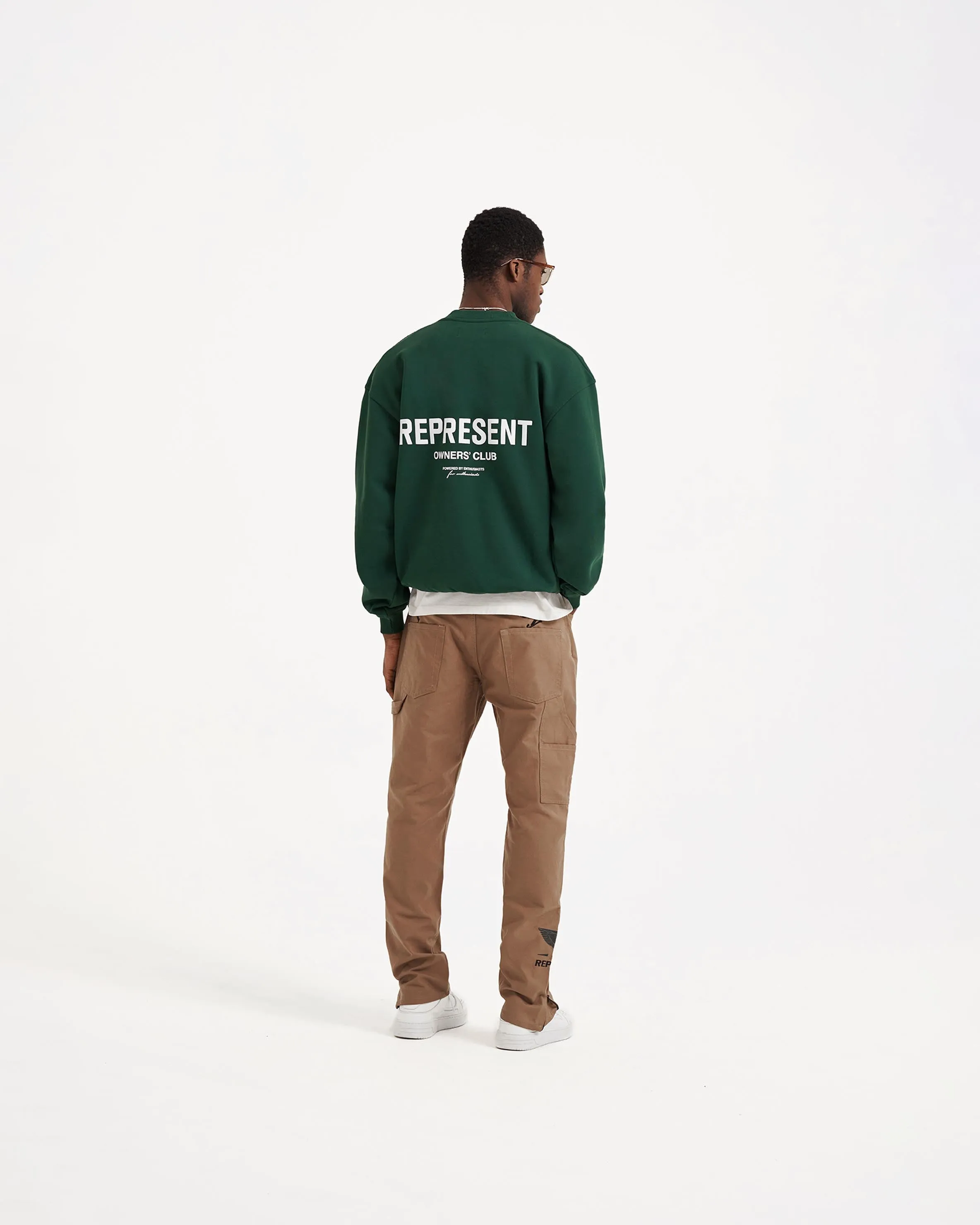 Represent Owners Club Sweater - Racing Green