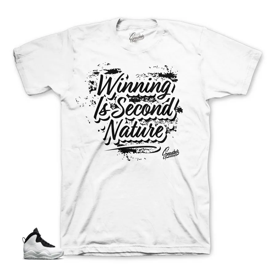 Retro 10 I'm Back Shirt - Second Nature - White