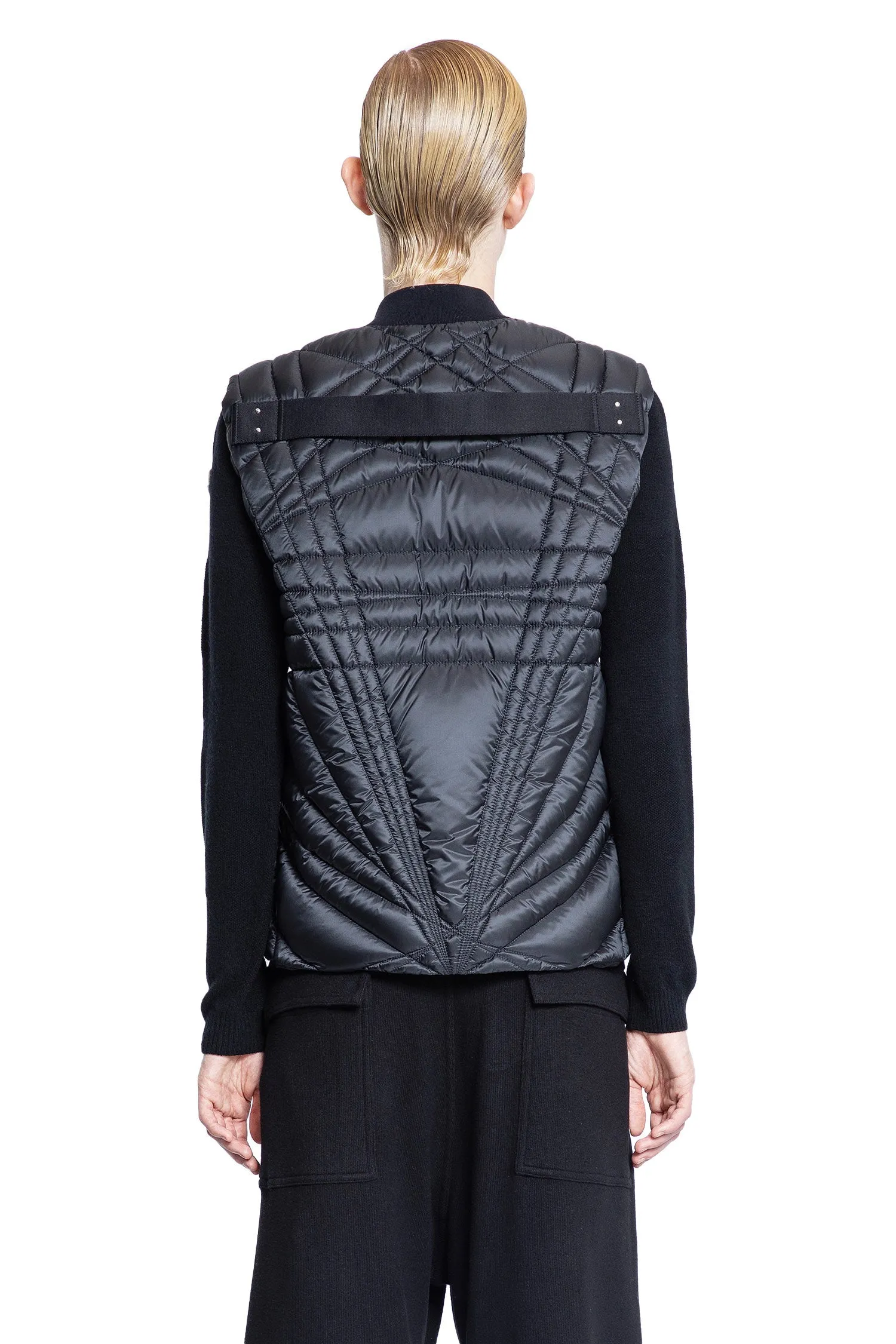 RICK OWENS WOMAN BLACK VESTS