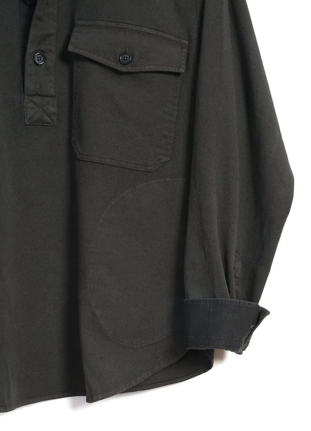 ROBERT | Casual Pull-on Shirt | Dark Forest