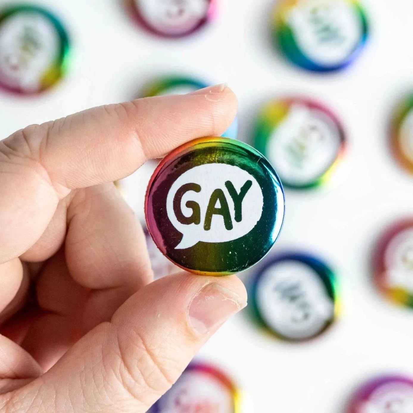 Say Gay | Button