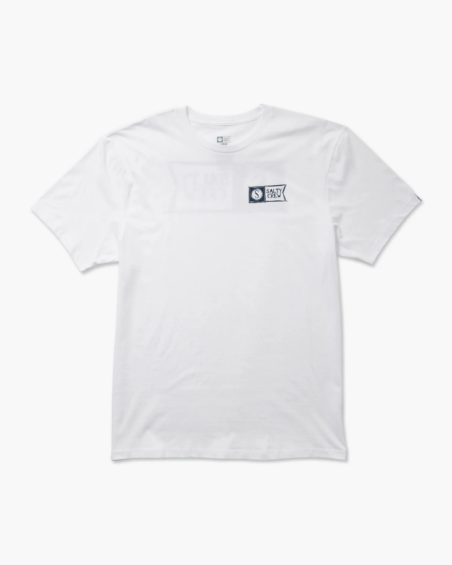 Sketchy Alpha White S/S Premium Tee