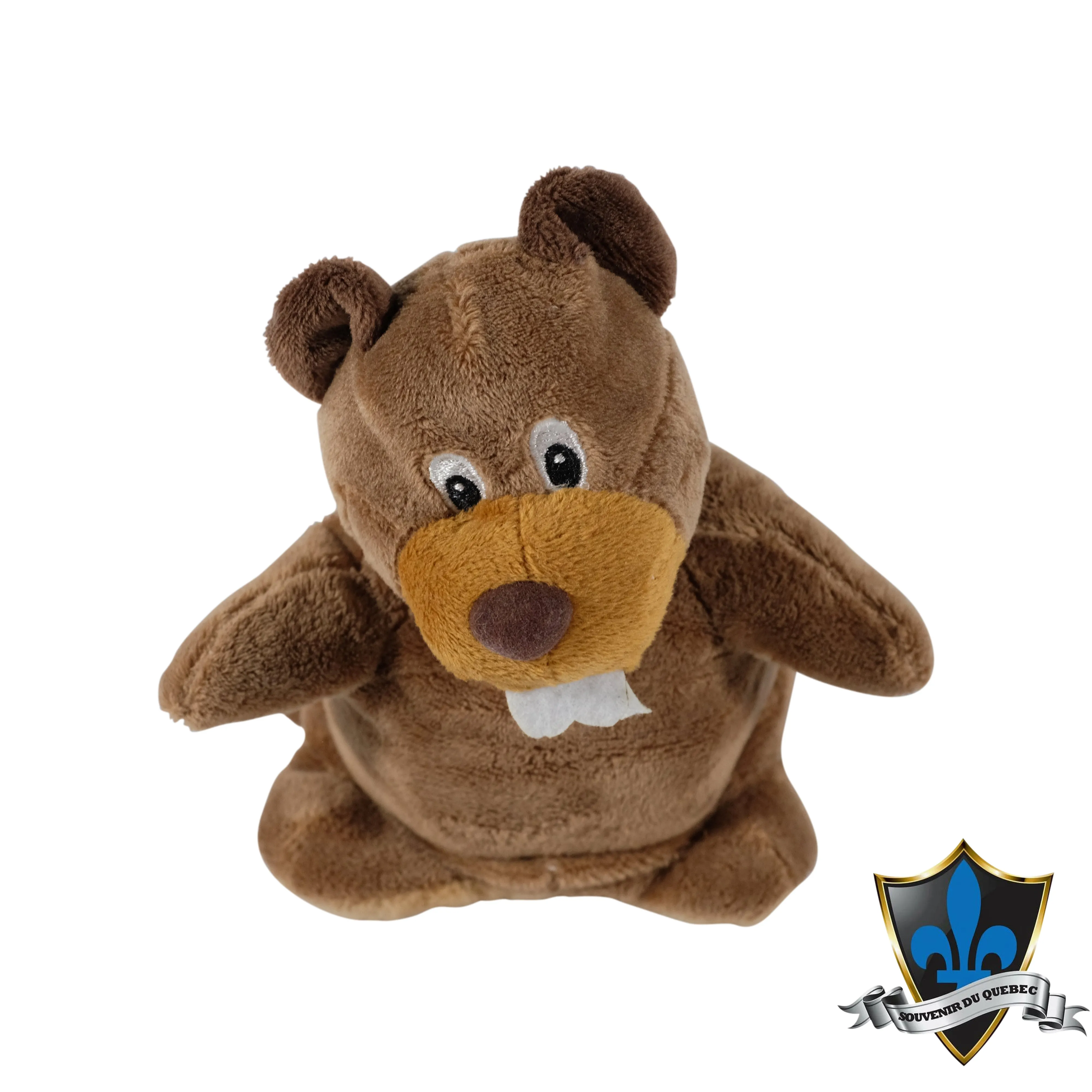 Souvenir Plush Stuffed animal reversible moose and beaver.