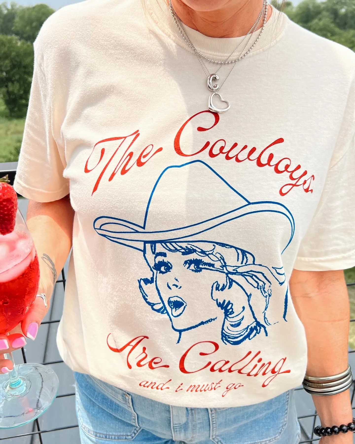 The Cowboys are Calling Graphic Tee