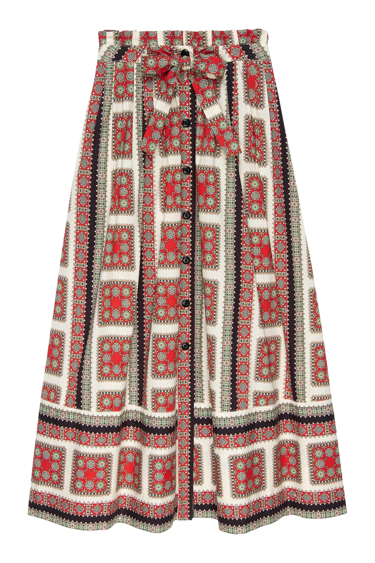 The Great Treeline Skirt in Westward Bandana Print