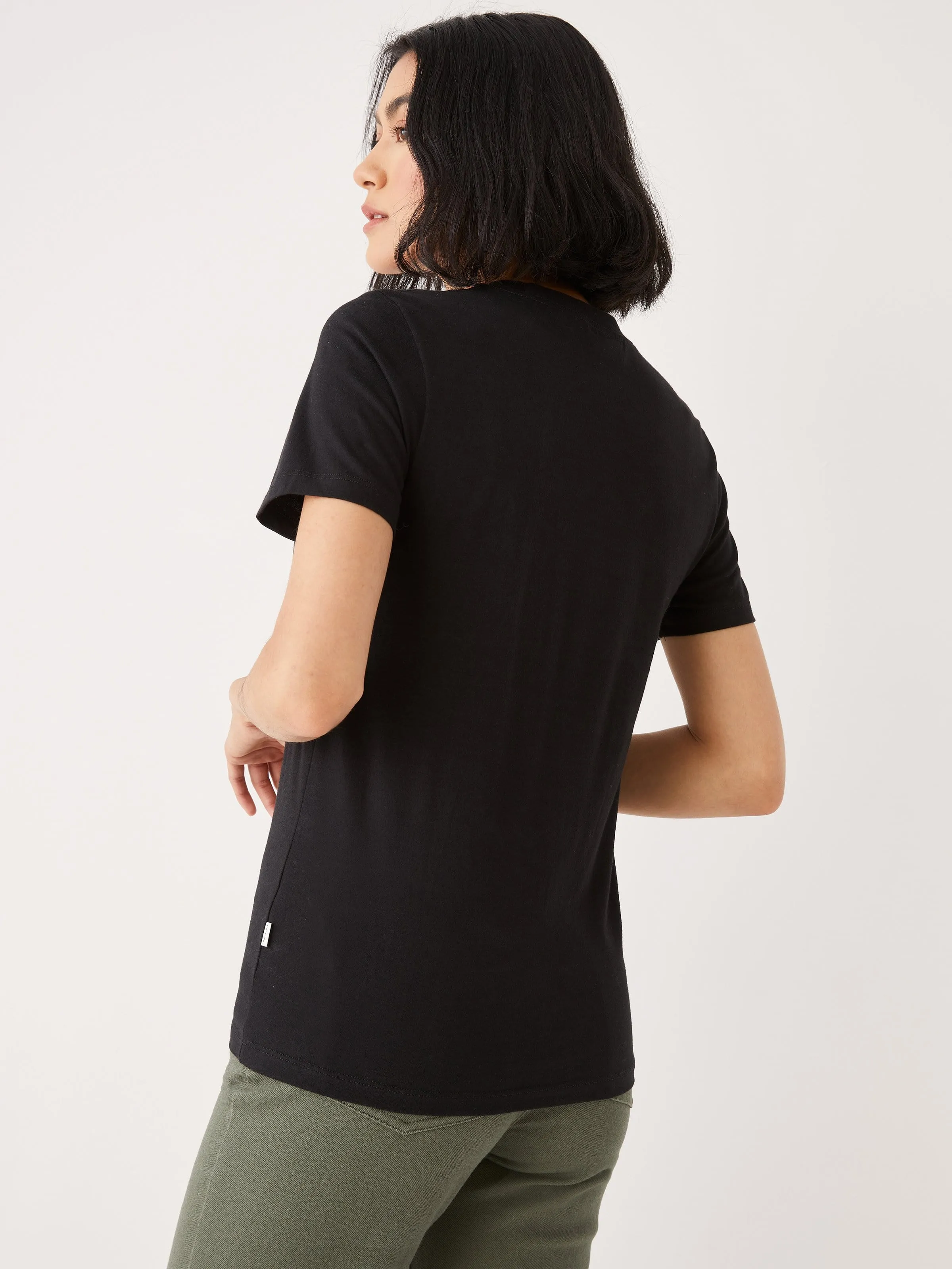 The Organic Cotton Essential T-Shirt in Black