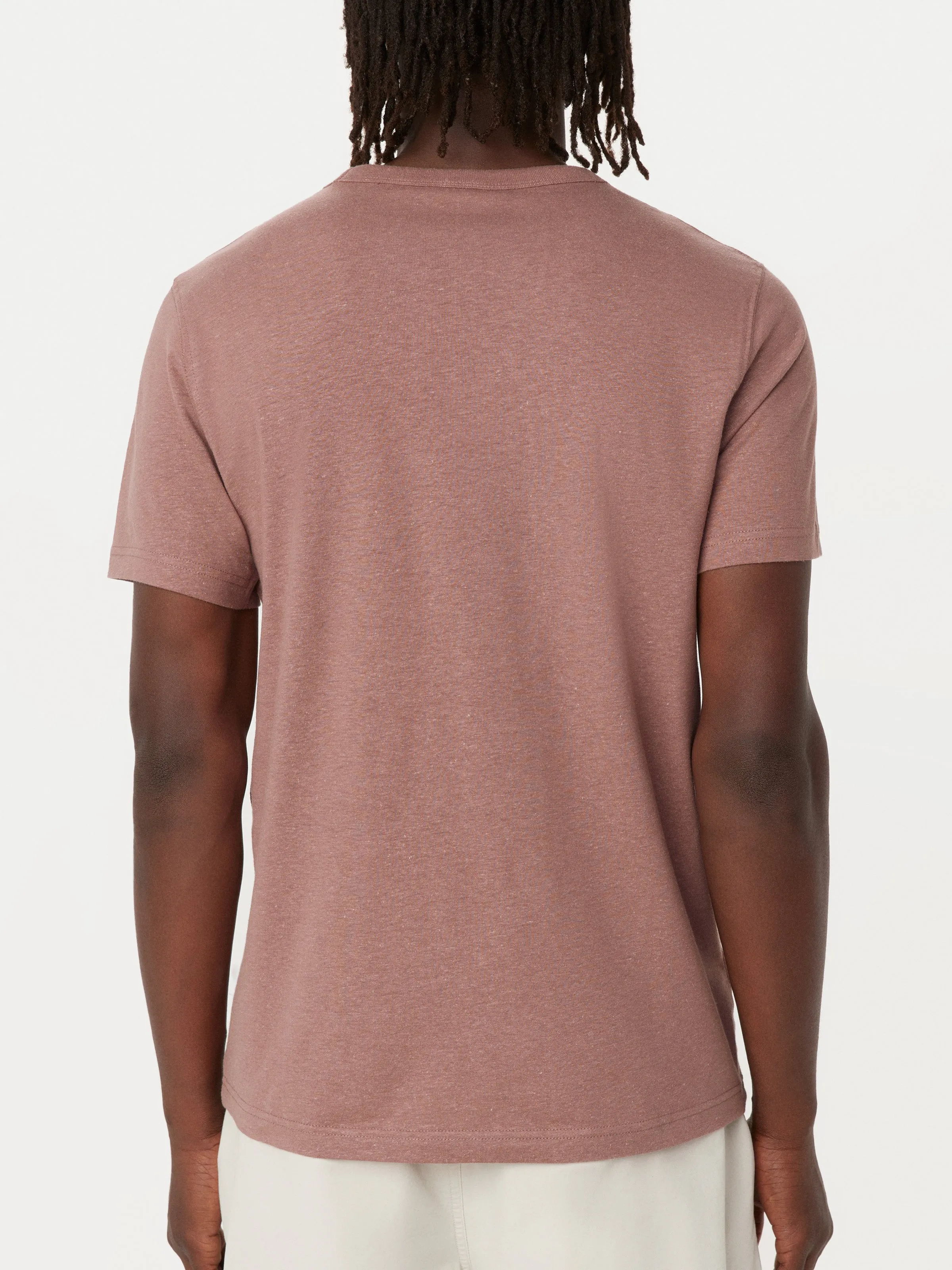 The Slim Hemp T-Shirt in Twilight Mauve