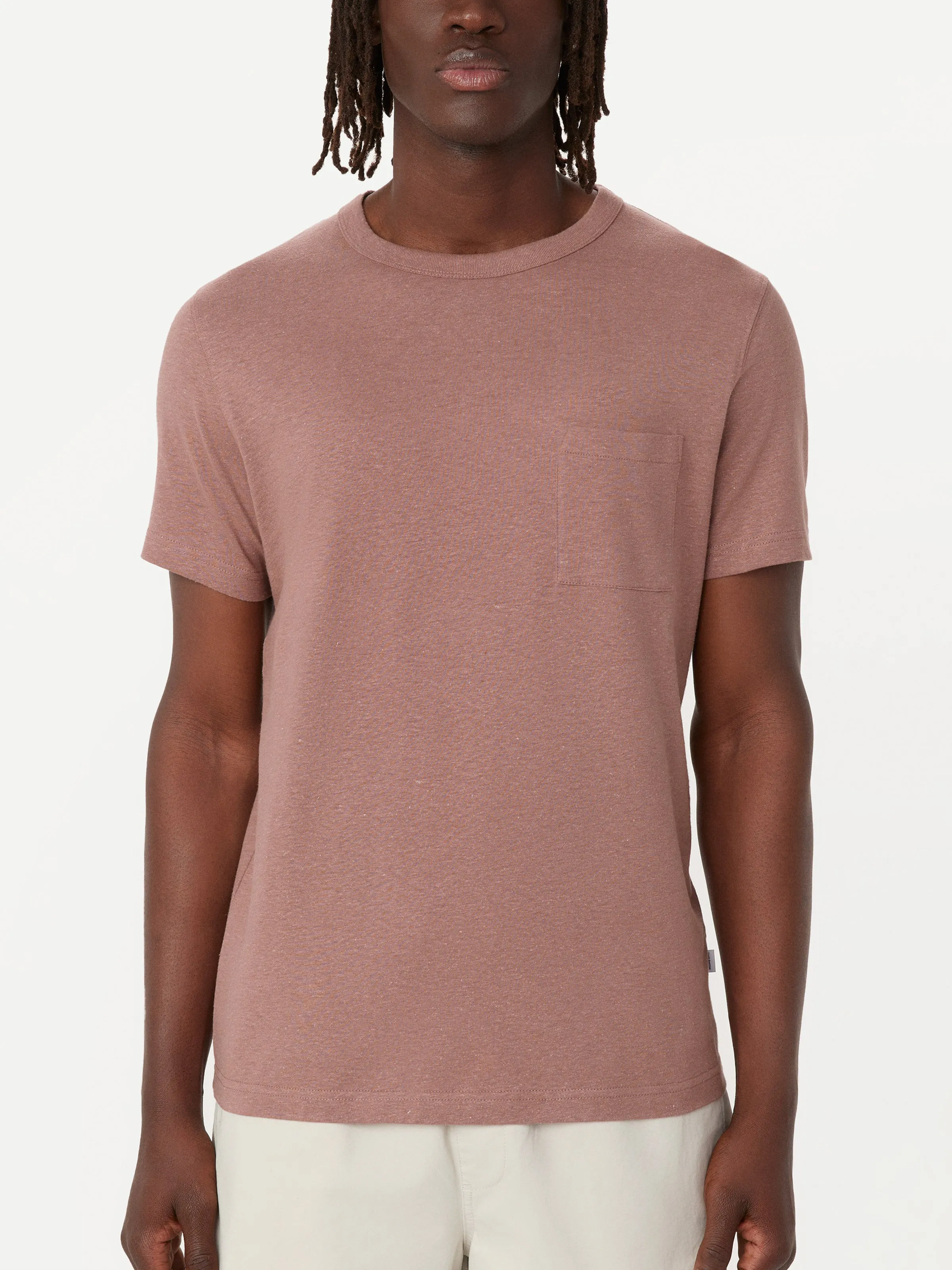 The Slim Hemp T-Shirt in Twilight Mauve