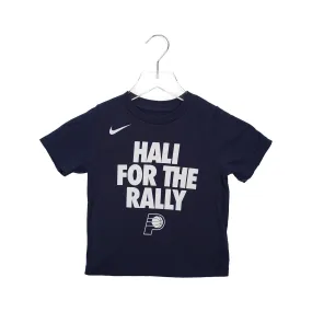 Toddler Indiana Pacers 2024 NBA Playoffs Hali For The Rally T-shirt in Navy by Nike