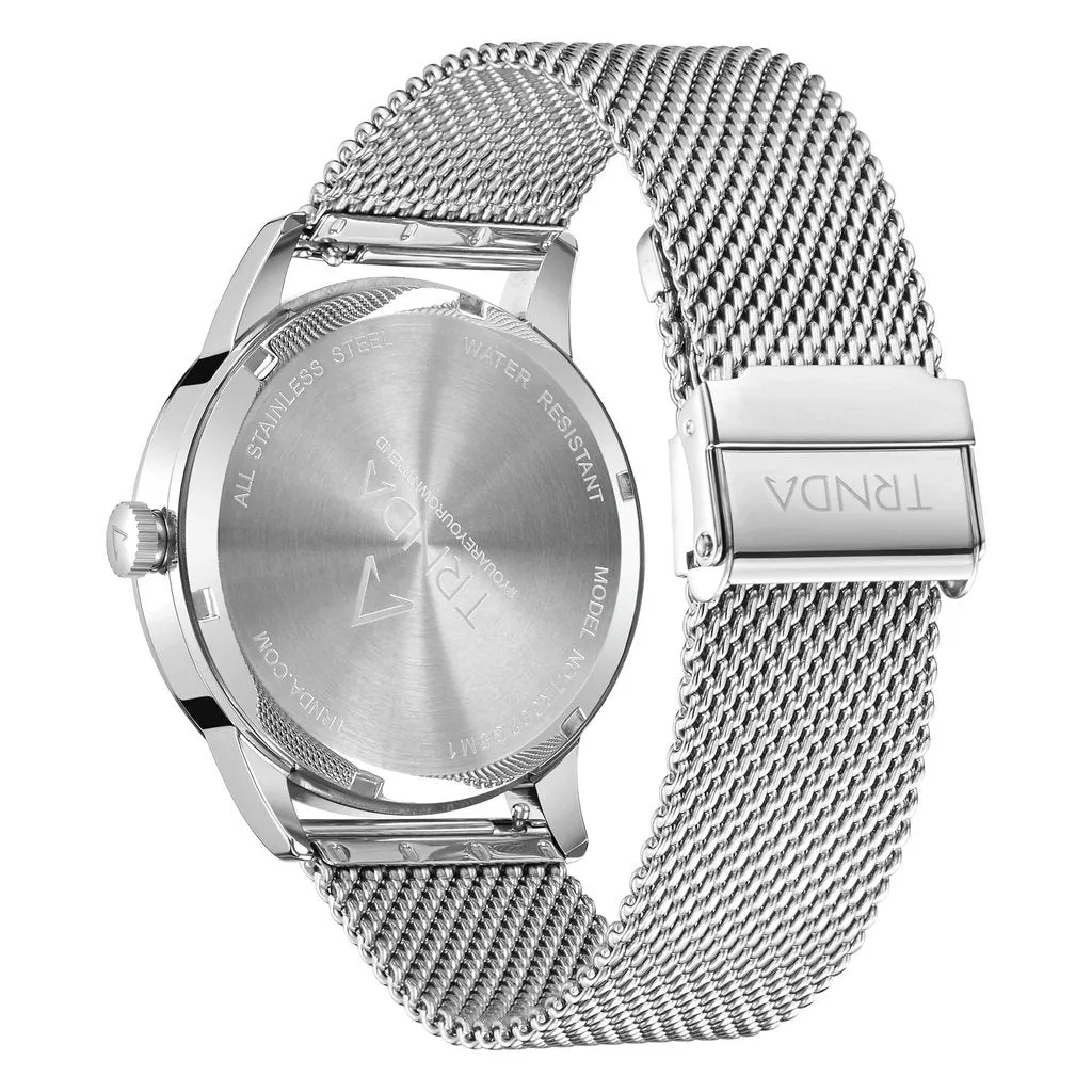 Trnda Stainless Steel Men's Watch TR002G5M1-B12S