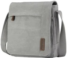 Troop London Organic Cotton Reporter Bag | Ash Grey