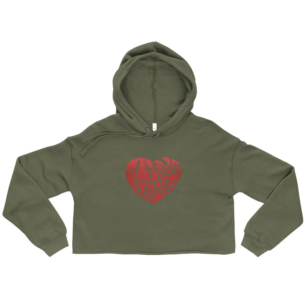 True Love by Wisam Women’s Crop Hoodie