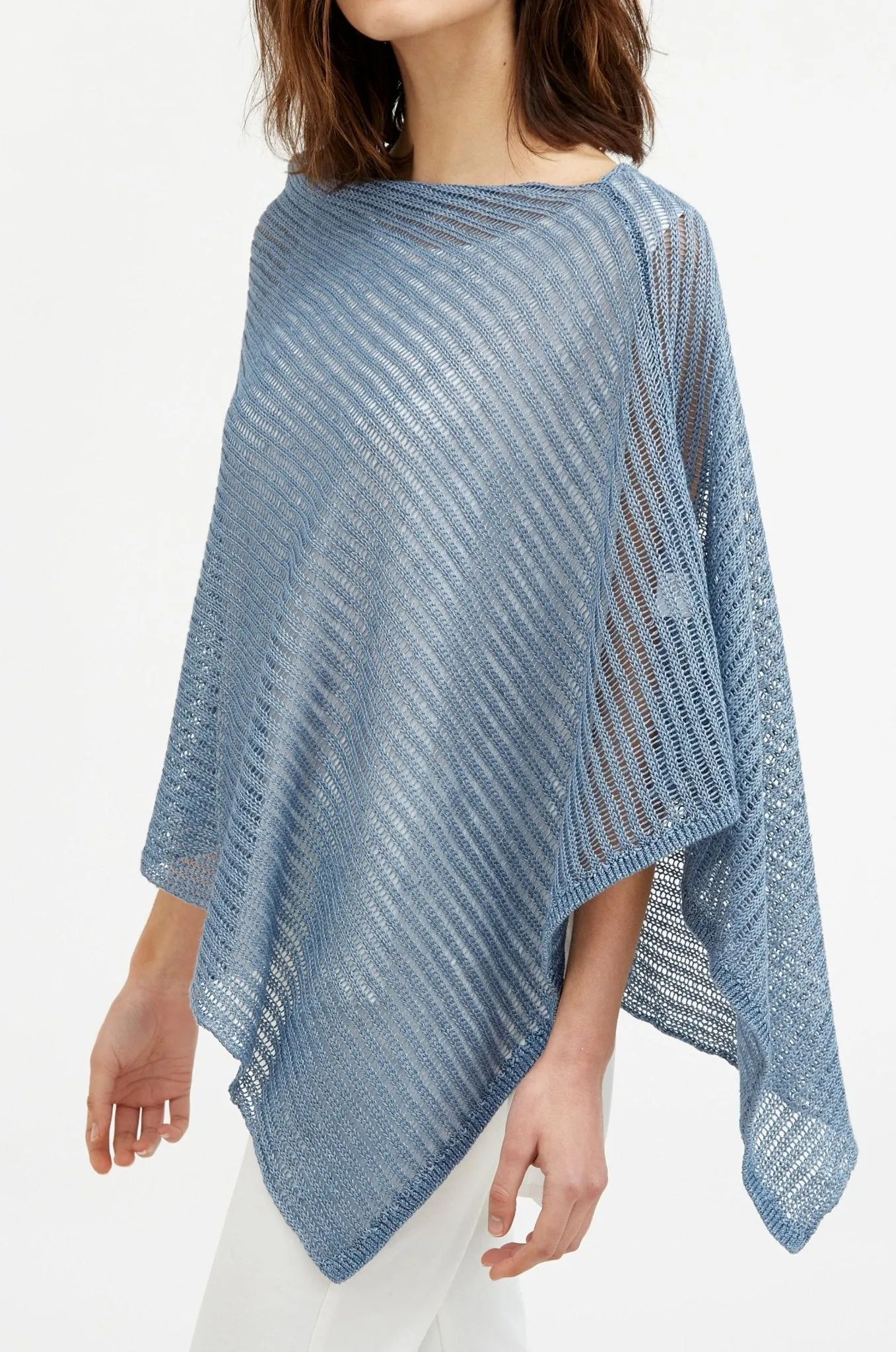 VARA WRAP IN LINEN KNIT