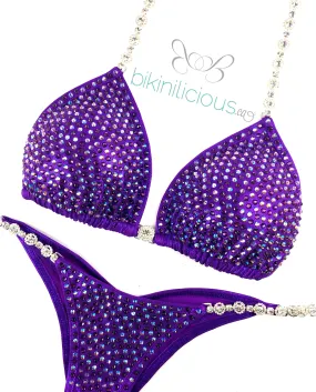 Vibrant Purple Competition Bikini