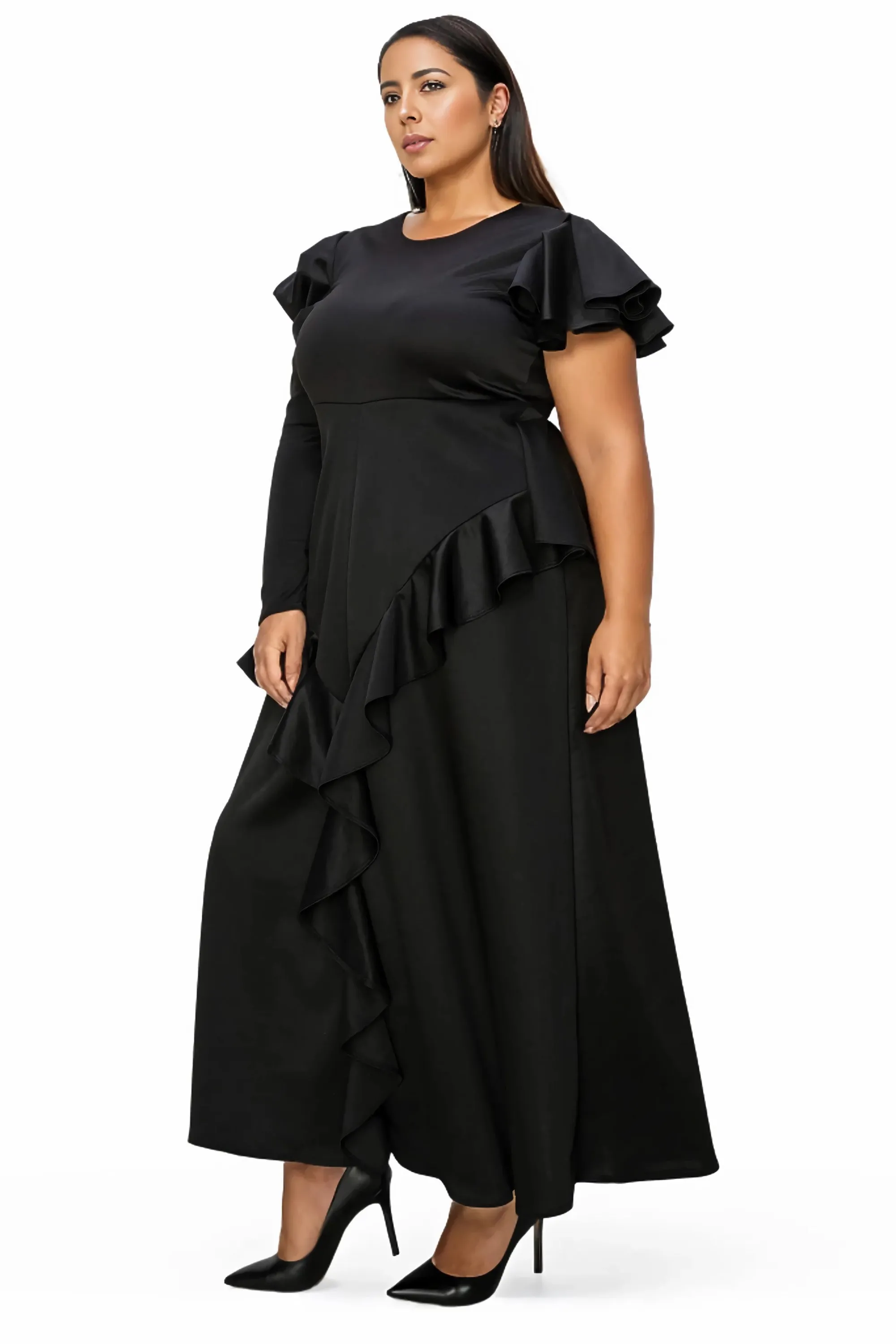 Vivienne Ruffled Maxi Dress