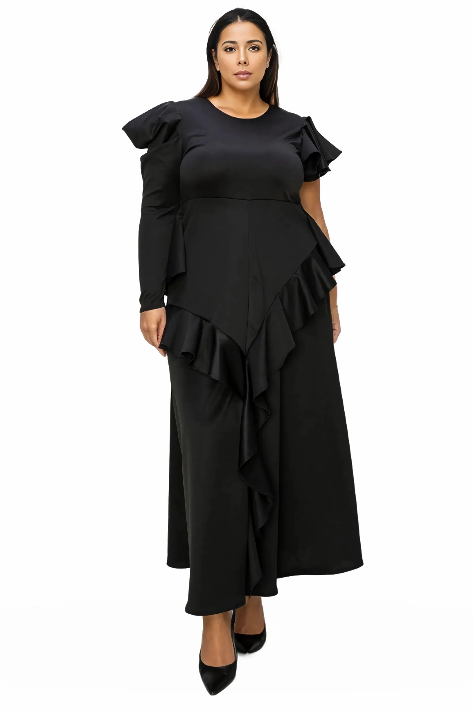 Vivienne Ruffled Maxi Dress