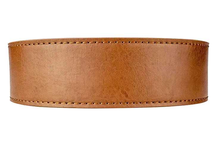 Walnut 1 3/8 Leather Dress Strap