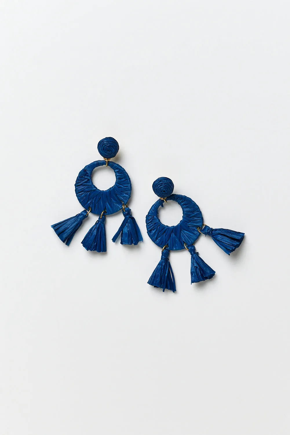 Willow Earrings in Navy