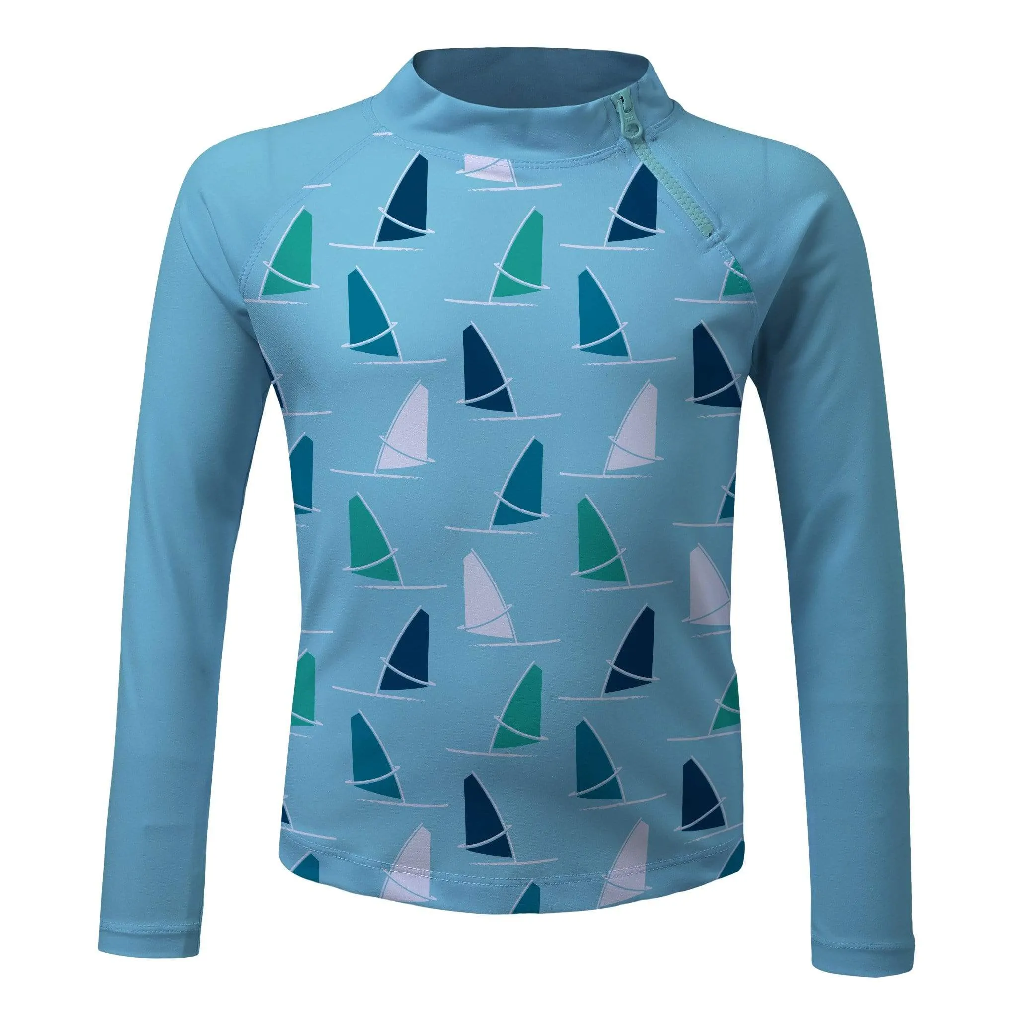 Windsurfer Long Sleeve Zip Rashie