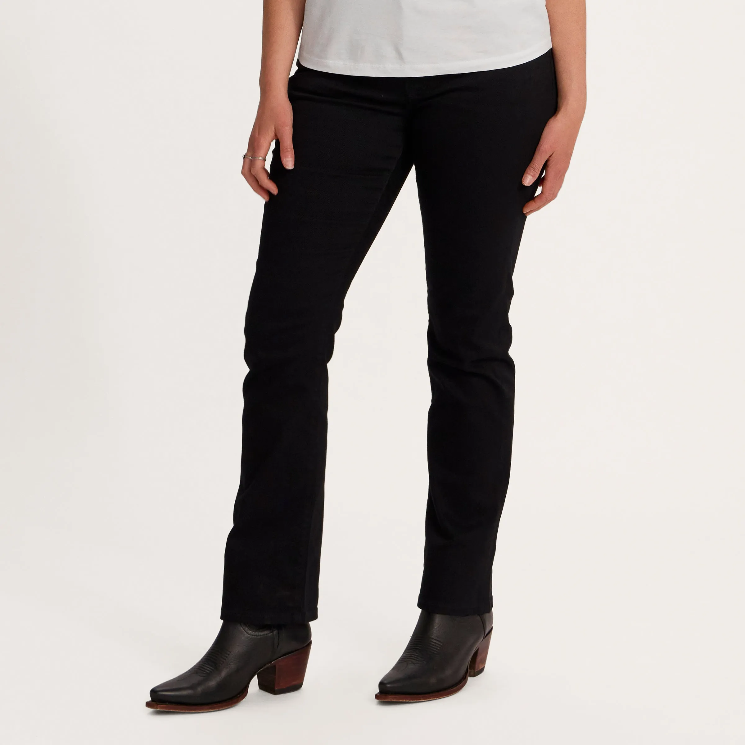 Women's High Rise Straight Jeans