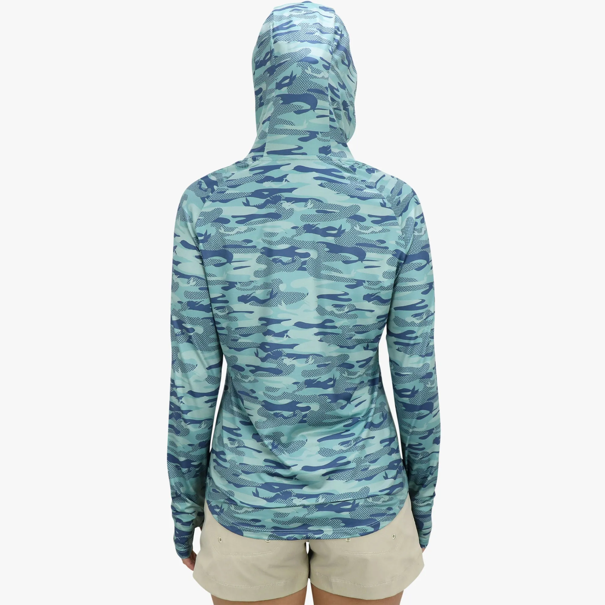 Women's Tactical Camo  Hooded LS Performance Shirt