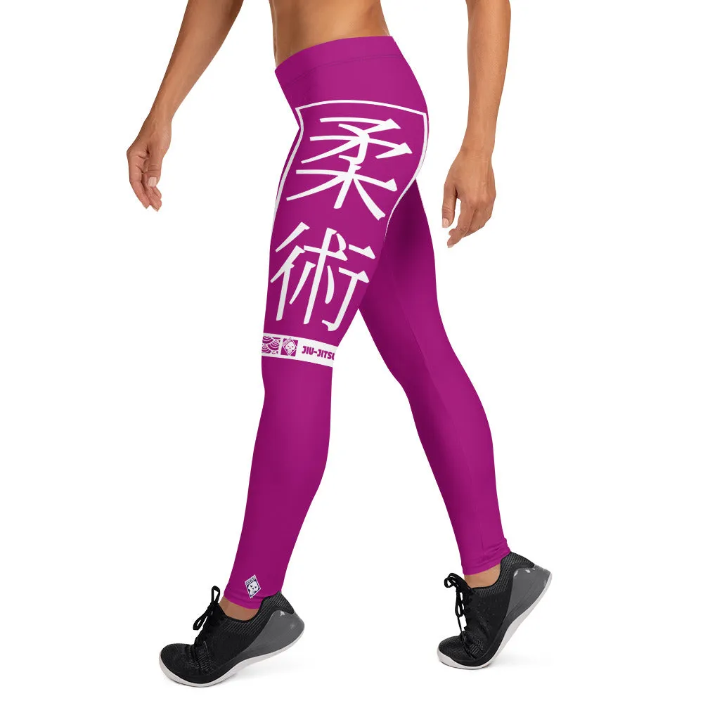 Women's Yoga Pants Workout Leggings For Jiu Jitsu 014 - Fresh Eggplant