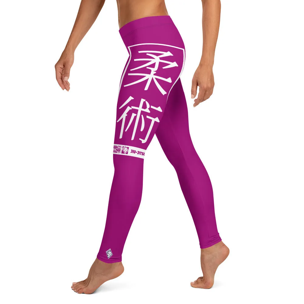 Women's Yoga Pants Workout Leggings For Jiu Jitsu 014 - Fresh Eggplant