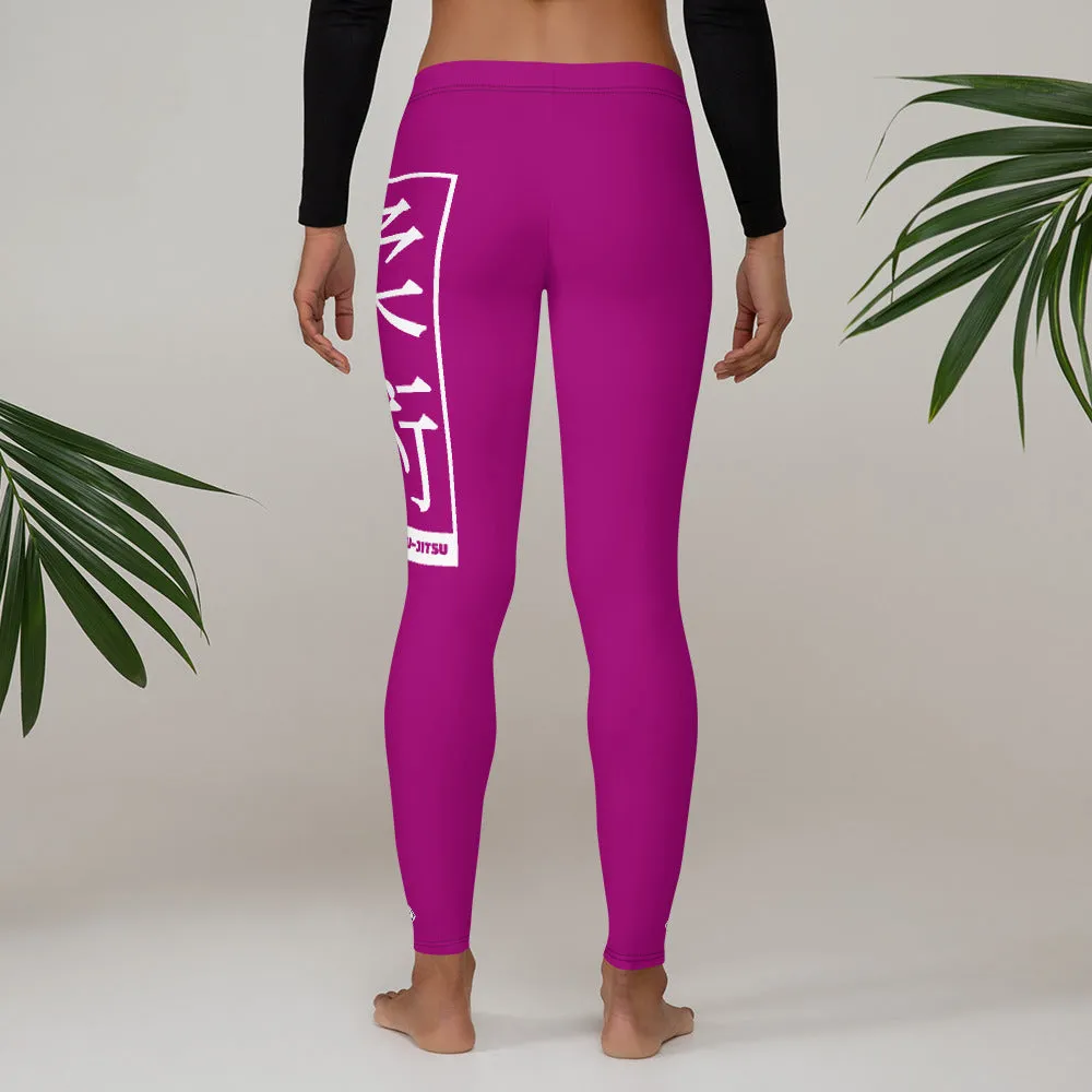 Women's Yoga Pants Workout Leggings For Jiu Jitsu 014 - Fresh Eggplant