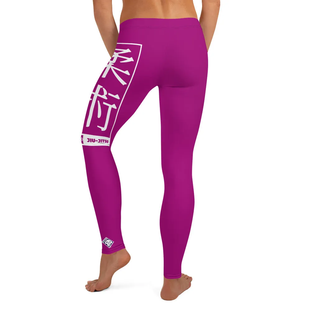 Women's Yoga Pants Workout Leggings For Jiu Jitsu 014 - Fresh Eggplant