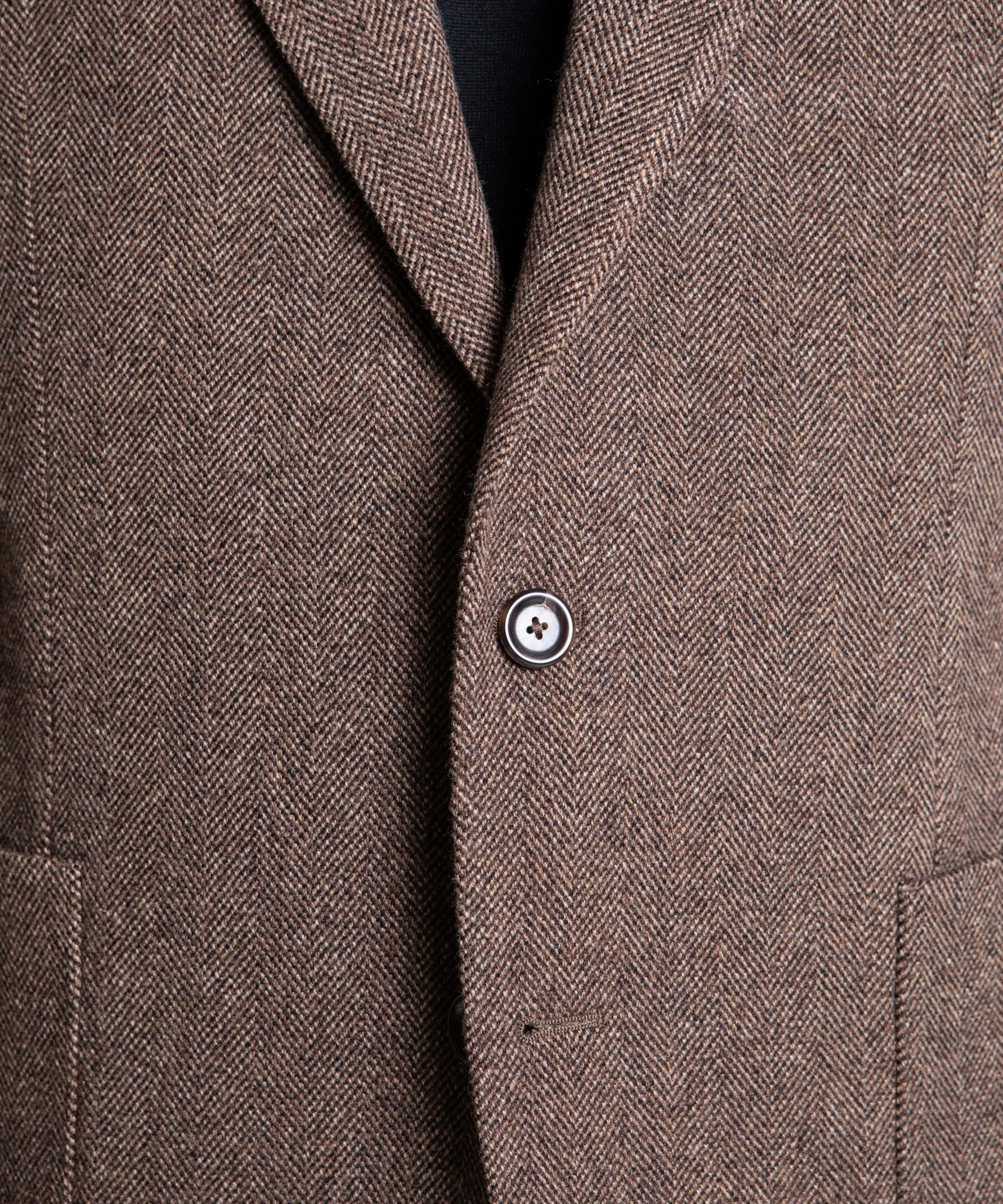 Wool Herringbone Jacket